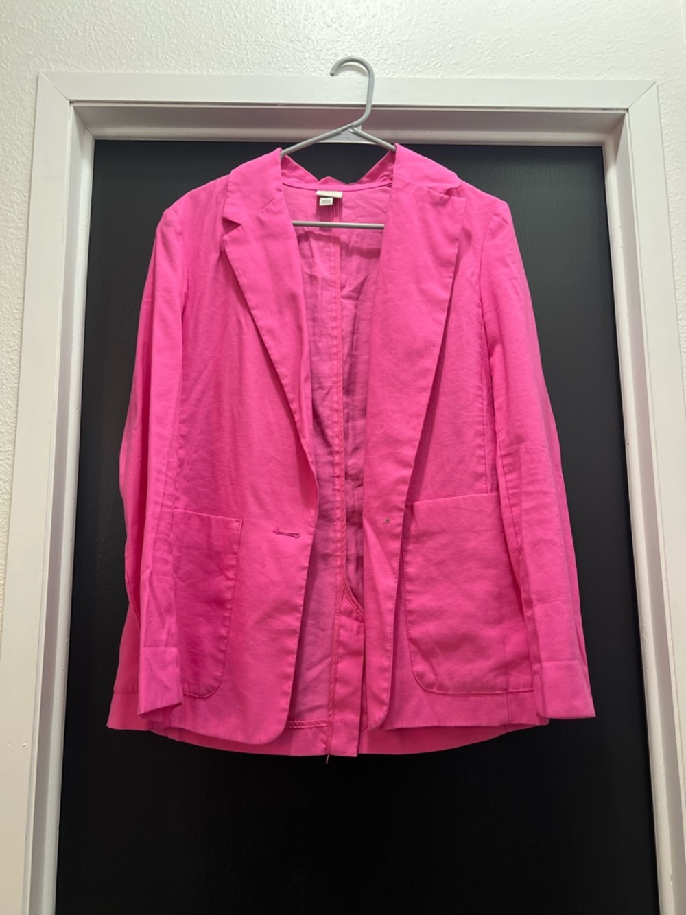 a new day Bright Pink Open-Front Women's Blazer
